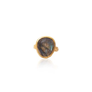 Ananda Soul - From Darkness To Light - Ring - Gold - Labradorite